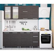 Модульная кухня Дельта-10 дуб венге