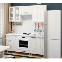 Модульная кухня Дельта-12 дуб крафт светлый