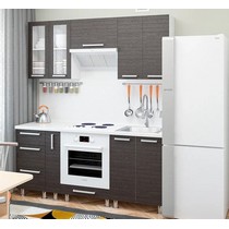 Модульная кухня Дельта-12 дуб венге