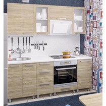 Модульная кухня Дельта-14 дуб сонома