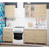 Модульная кухня Дельта-15 дуб сонома