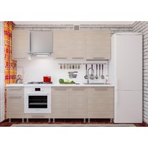 Модульная кухня Дельта-2 240 см ясень шимо светлый