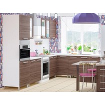 Модульная кухня Дельта-5 ясень шимо темный