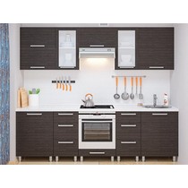 Модульная кухня Дельта-6 260 см дуб венге