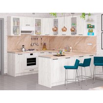 Модульная кухня Дельта-7 дуб крафт светлый