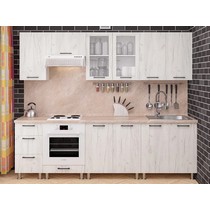 Модульная кухня Дельта-8 дуб крафт светлый