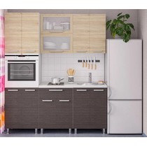 Модульная кухня Дельта-9 дуб венге / сонома