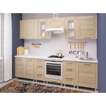 Модульная кухня Монако-10 280 см дуб сонома