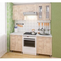 Модульная кухня Монако-11 180 см дуб эндгрейн