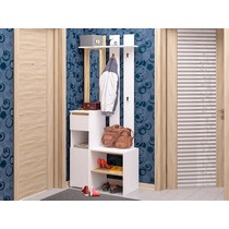 Прихожая ПР-18 белый / крафт золотой