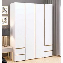 Шкаф Шон-24 белый крафт / золотой