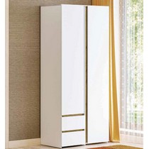 Шкаф Шон-25 белый крафт / золотой