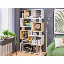 Стеллаж Астра-12 (Крафт светлый/Крафт золотой)