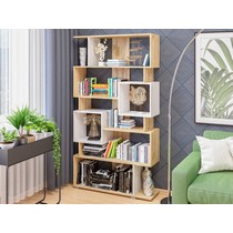 Стеллаж Астра-12 (Крафт золотой/Крафт светлый)