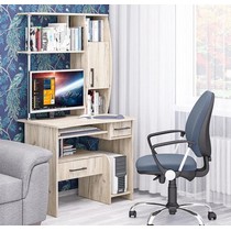 Стол компьютерный СК-48 крафт серый