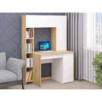 Стол компьютерный с надстройкой СК-64 крафт золотой