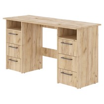 Стол компьютерный Фронда-9 (Крафт золотой) с ящиками