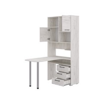 Стол компьютерный СК-61 (Крафт светлый) комплект с фасадами (крафт светлый)