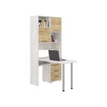 Стол компьютерный СК-61 (Крафт светлый) комплект с фасадами (крафт золотой)