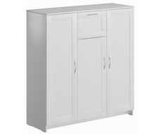 Тумба Сириус 3 двери и 1 ящик 117х123 (белый)
