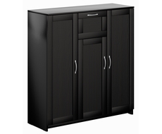 Тумба Сириус 3 двери и 1 ящик 117х123 (дуб венге)