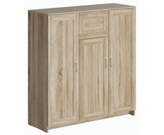 Тумба Сириус 3 двери и 1 ящик 117х123 (сонома)