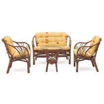 Комплект для отдыха New Bogota (Нью Богота), натуральный ротанг