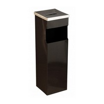 Корзина для бумаг с пепельницей К180Н (черный)