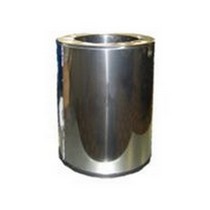 Корзина для бумаг низкая 250НН (хром)