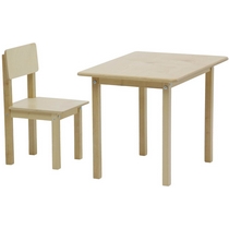 Комплект мебели для детей Polini kids Simple 105 S (натуральный)
