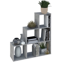 Стеллаж Каскадный 6 секций Polini Home Smart (бетон)