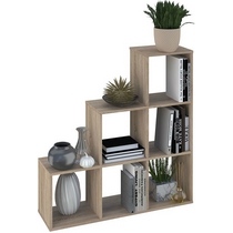 Стеллаж Каскадный 6 секций Polini Home Smart (дуб)