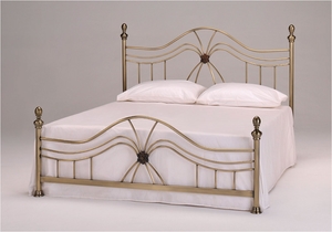 Кровать двухспальная Beatrice (Беатрис) латунь