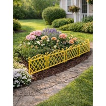 Забор декоративный cадовый 1 шт (желтый)