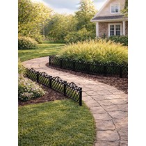 Забор декоративный cадовый 1 шт (черный)