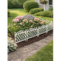 Забор декоративный cадовый 1 шт (белый)