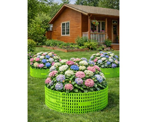 Защита стволов деревьев комплект 10 шт (зеленый)