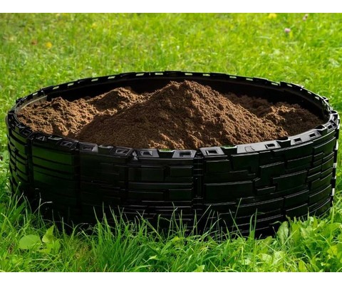 Клумба для цветов Бастион (черный)