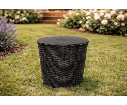 Столик под ротанг СадКо (темно-серый)