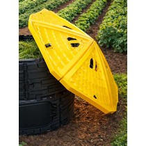 Крышка компостера с фиксаторами Бастион (желтый)