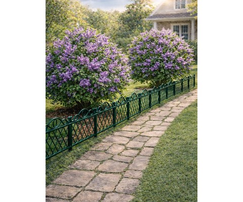 Забор декоративный cадовый 1 шт (темно-зеленый)