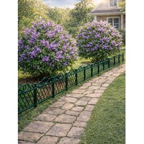 Забор декоративный cадовый 1 шт (темно-зеленый)