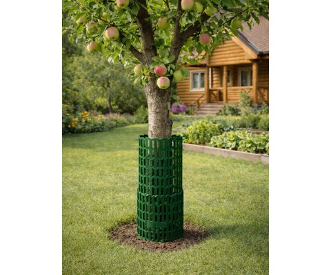 Защита стволов деревьев комплект 10 шт (темно-зеленый)