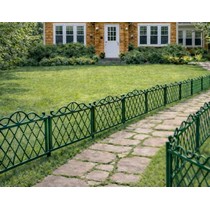 Забор декоративный cадовый 6 шт (темно-зеленый)