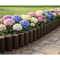 Бордюр садовый Лесок 10 шт (коричневый)