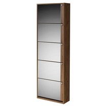 Обувница зеркальная К-5S Дуб Крафт Табачный