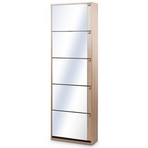 Обувница К-5S (зеркальная) дуб сонома