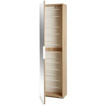 Обувница Орлеан дуб сонома с зеркалом