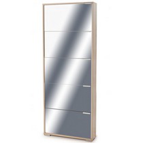 Обувница Viva 5S дуб сонома/зеркало