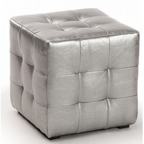 Пуф Парма-1 серебристый